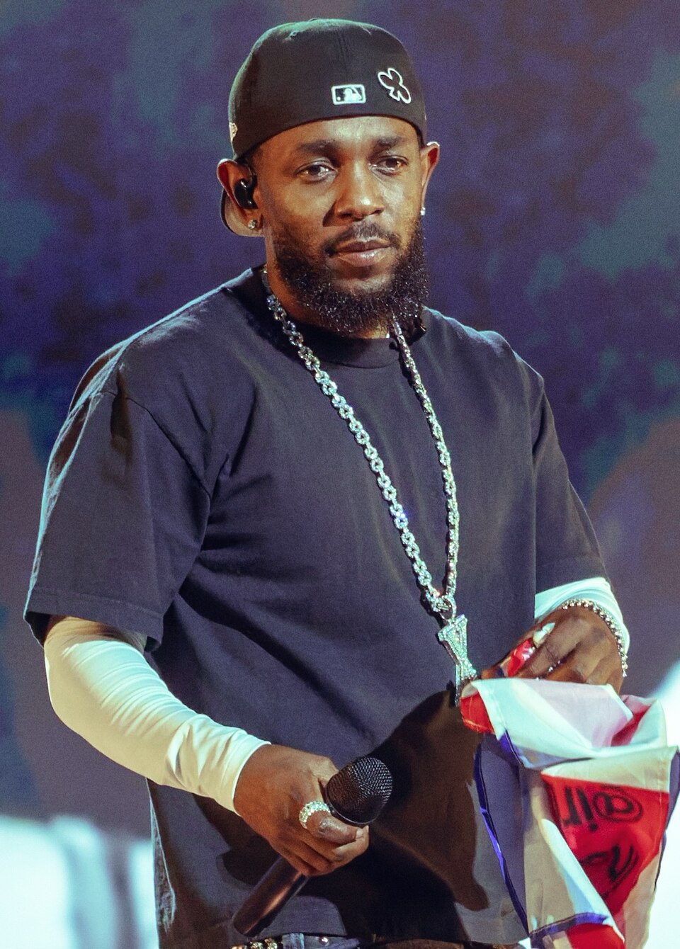 Kendrick Lamar performing during the Grand National Tour